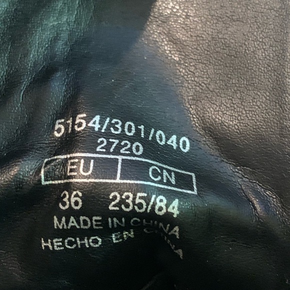 ZARA Leather Embellished Biker Boots SZ aus 5 as new biker goth dress style Rare - Picture 10 of 16